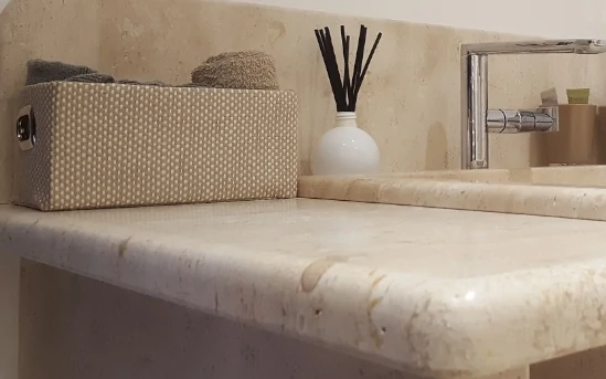 Lavabo incassato in marmo P.I.L. Gran min