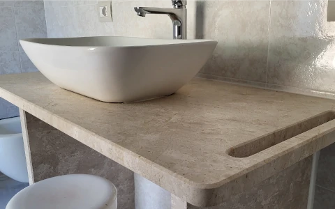 Base lavandino in marmo P.I.L. Gran min