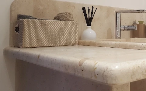 Lavabo incassato in marmo P.I.L. Gran min