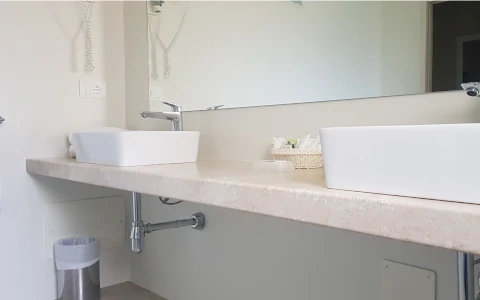 Base lavabo doppio rettangolare in marmo P.I.L. Gran min