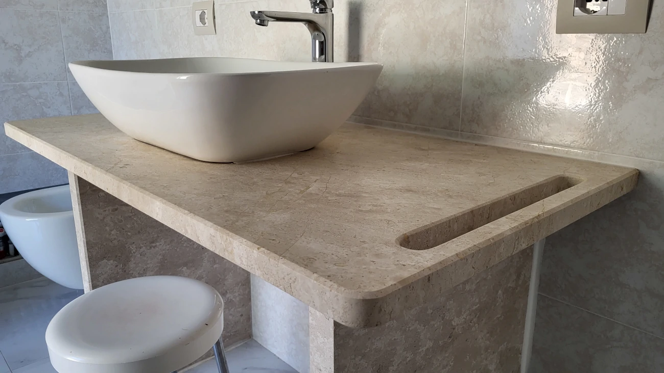Base lavabo in marmo P.I.L. Gran